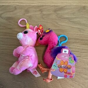 NWT: Stuffed Animal Keychains